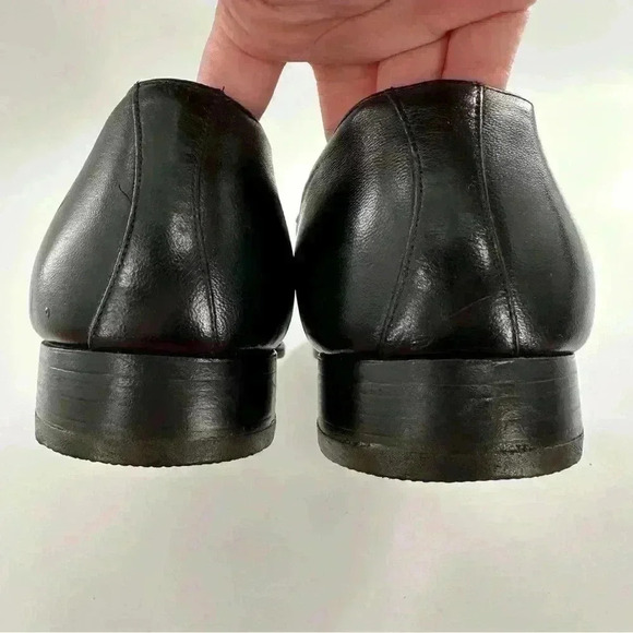 Bally mens loafers size 12 black leather slip on vintage 80s 90s main image 15
